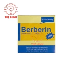 Berberin 100mg Armephaco - Thuốc điều trị tiêu chảy